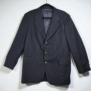 VTG Brooks Brothers Brooksgate Pinstripe Blazer Men 42 Wool‎ USA Union Made LOOK